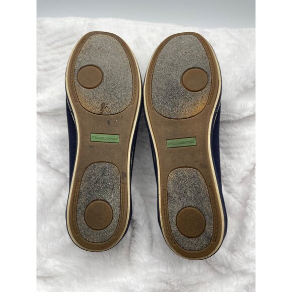 Vintage Grasshopper Canvas Shoes Blue with Light Blue Stripe Size 8.5M - Picture 4 of 9